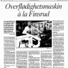 Press &raquo; Overflødighetsmaskin á la Finsrud